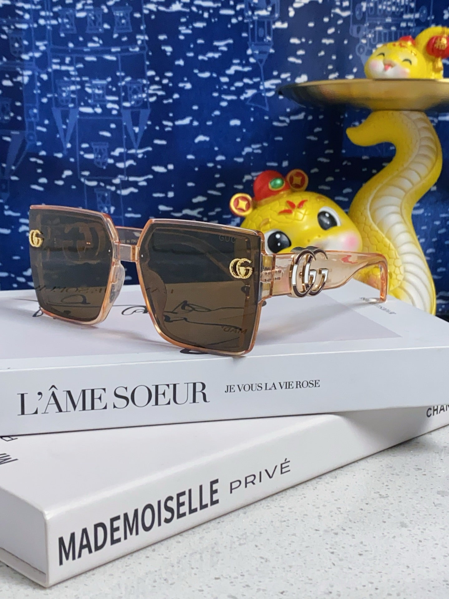 Gucci Polarized Fashion Brown Lens Sunglasses for Women