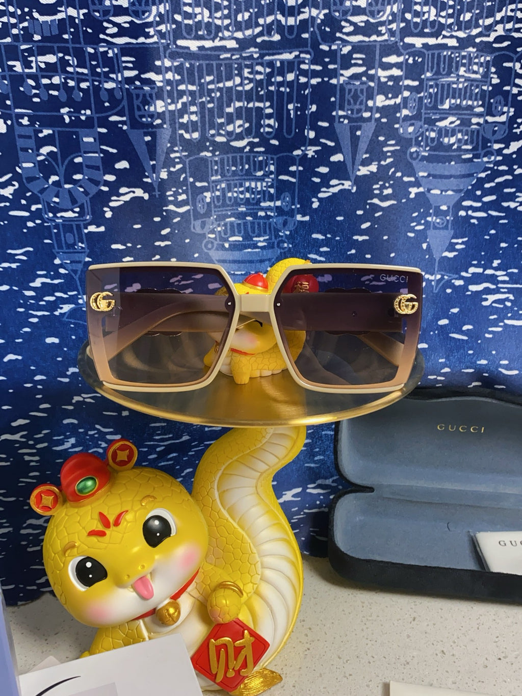 Gucci Polarized Fashion Silver Lens Sunglasses for Women - detail image 10