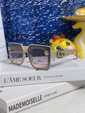 Gucci Polarized Fashion Silver Lens Sunglasses for Women