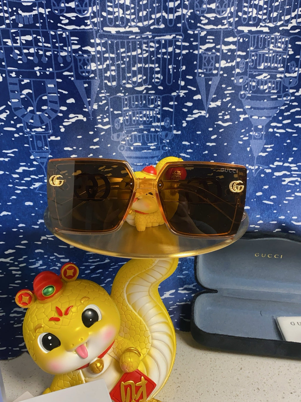 Gucci Polarized Fashion Brown Lens Sunglasses for Women - detail image 10