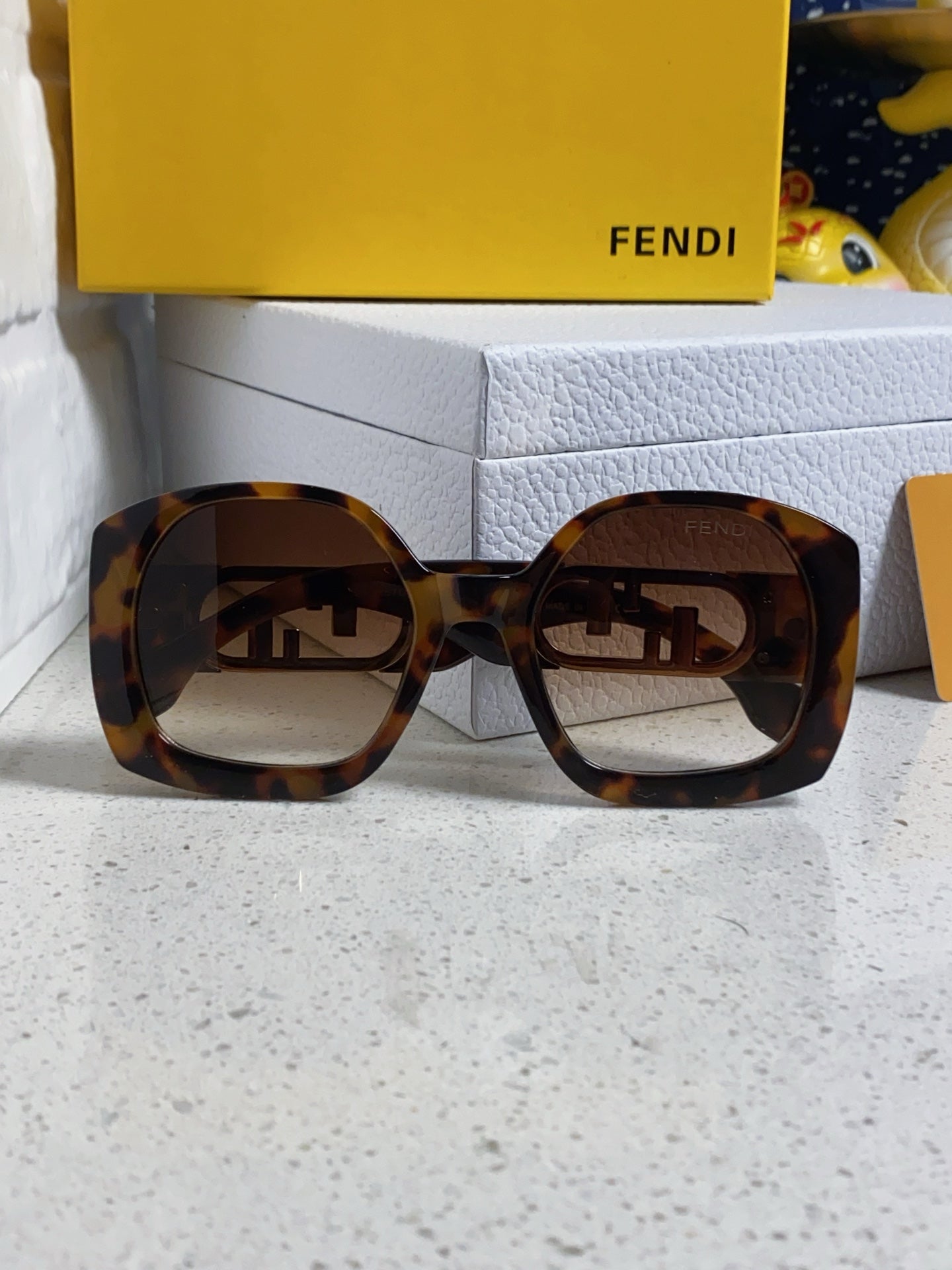 Fendi Metal Fashion Brown Lens Sunglasses for Men & Women - 372462 - detail image 8