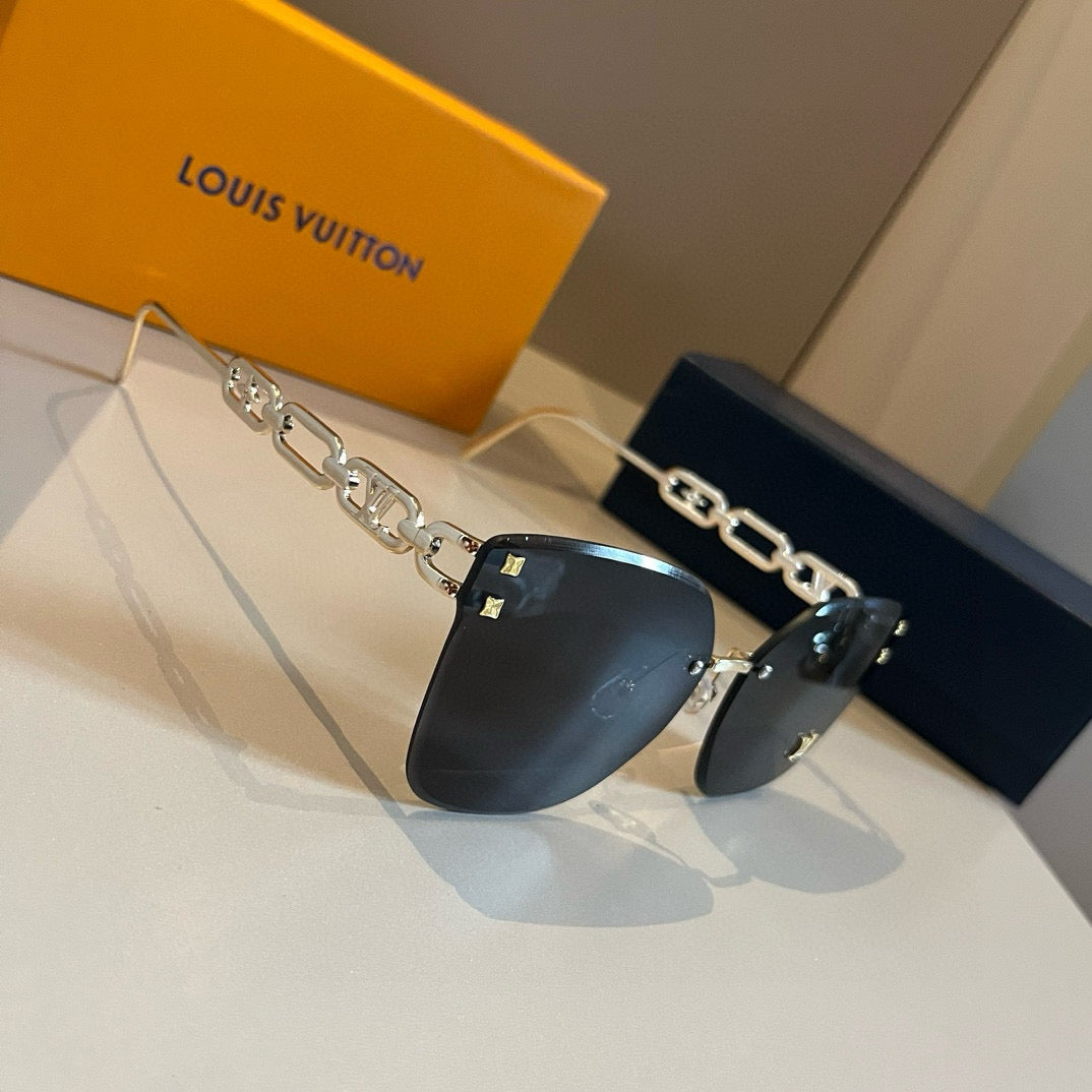 Louis Vuitton Fashion Gold Lens Sunglasses for Men & Women - 431134