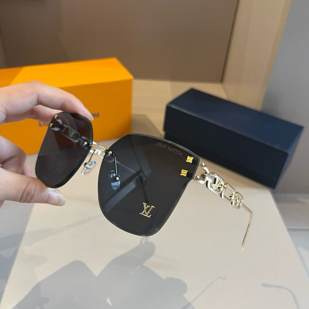 Louis Vuitton Fashion Gold Lens Sunglasses for Men & Women - 431134 - detail image 3