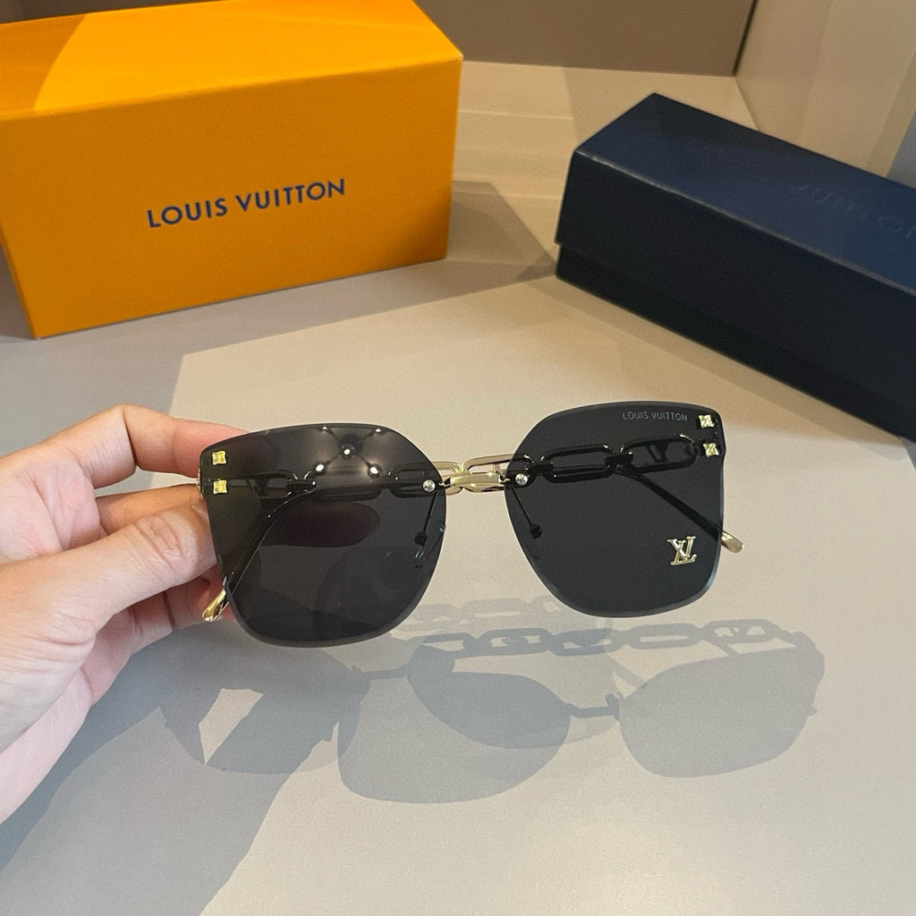 Louis Vuitton Fashion Gold Lens Sunglasses for Men & Women - 431134 - detail image 8