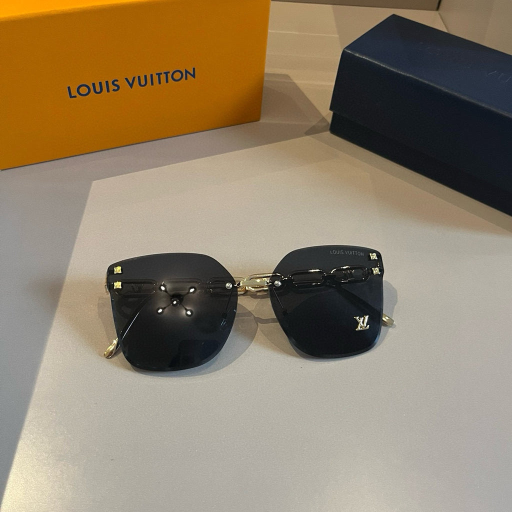 Louis Vuitton Fashion Gold Lens Sunglasses for Men & Women - 431134 - detail image 9