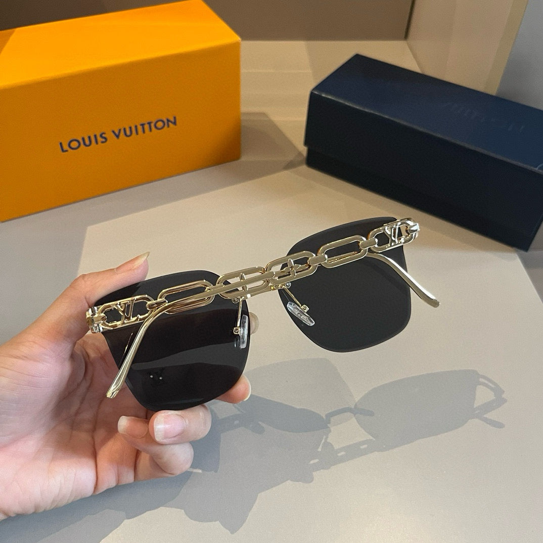 Louis Vuitton Fashion Gold Lens Sunglasses for Men & Women - 431134 - detail image 6