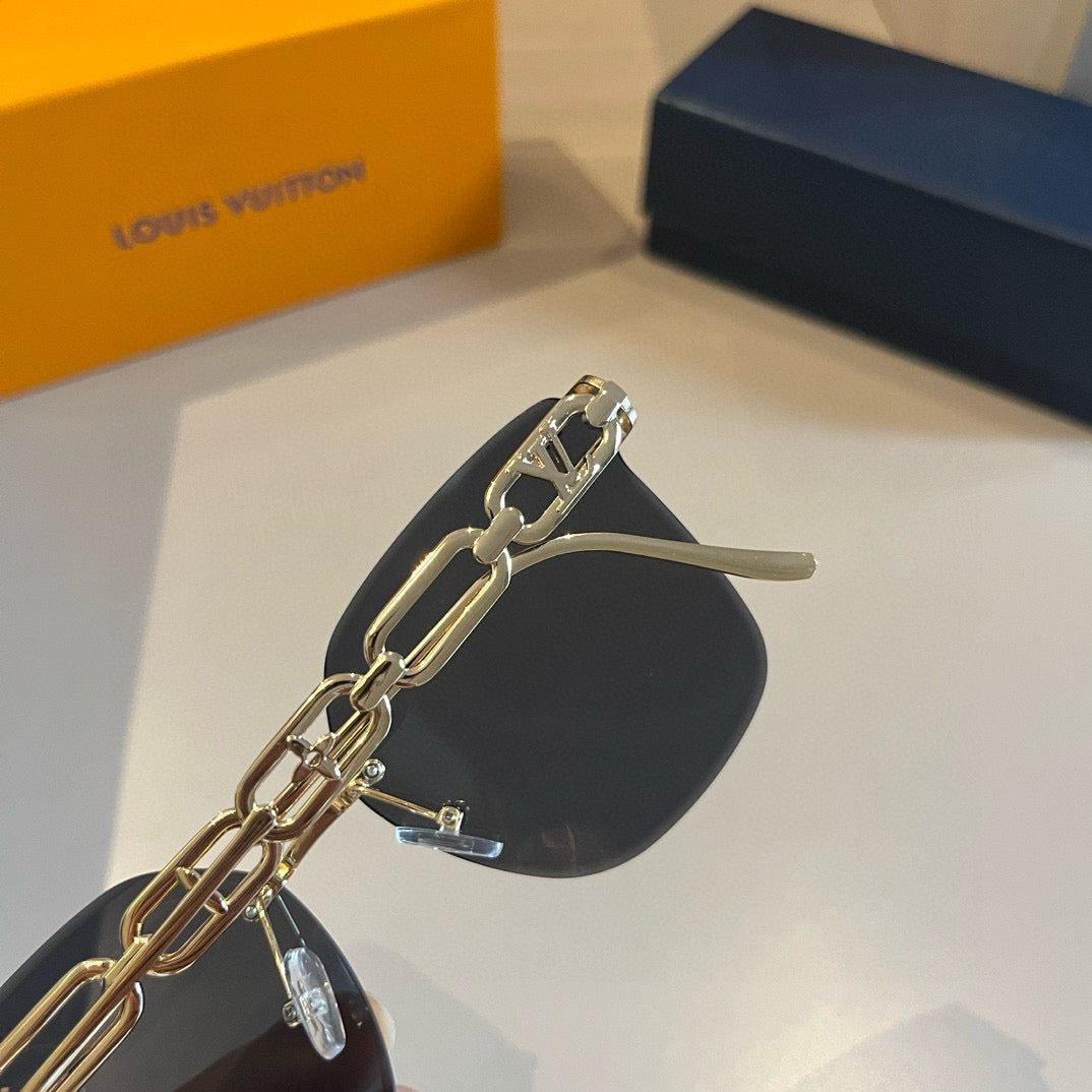 Louis Vuitton Fashion Gold Lens Sunglasses for Men & Women - 431134 - detail image 7