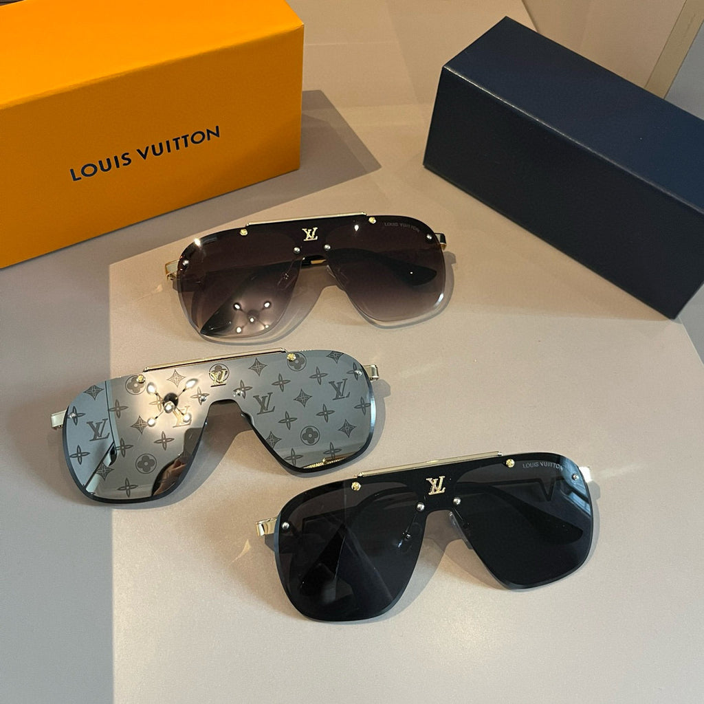 Louis Vuitton Metal Fashion Gold Lens Sunglasses for Men & Women - 431135 - detail image 9