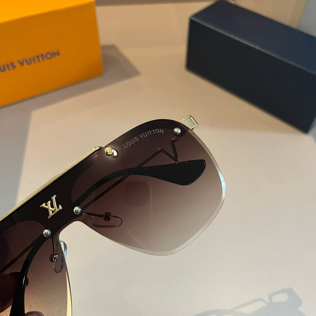 Louis Vuitton Metal Fashion Gold Lens Sunglasses for Men & Women - 464676 - detail image 6