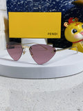 Fendi Lightweight Rimless Purple Lens Sunglasses for Women