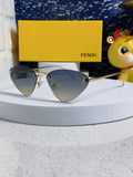 Fendi Lightweight Rimless Gray Lens Sunglasses for Women - 372476
