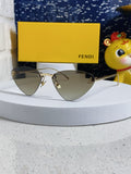 Fendi Lightweight Rimless Gray Lens Sunglasses for Women