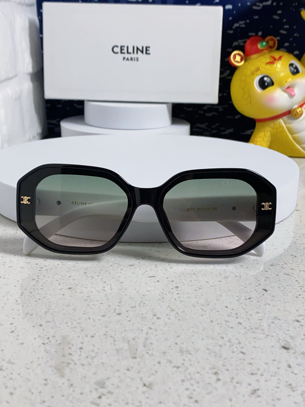 Celine Fashion Silver Lens Sunglasses for Women - 372026 - detail image 8