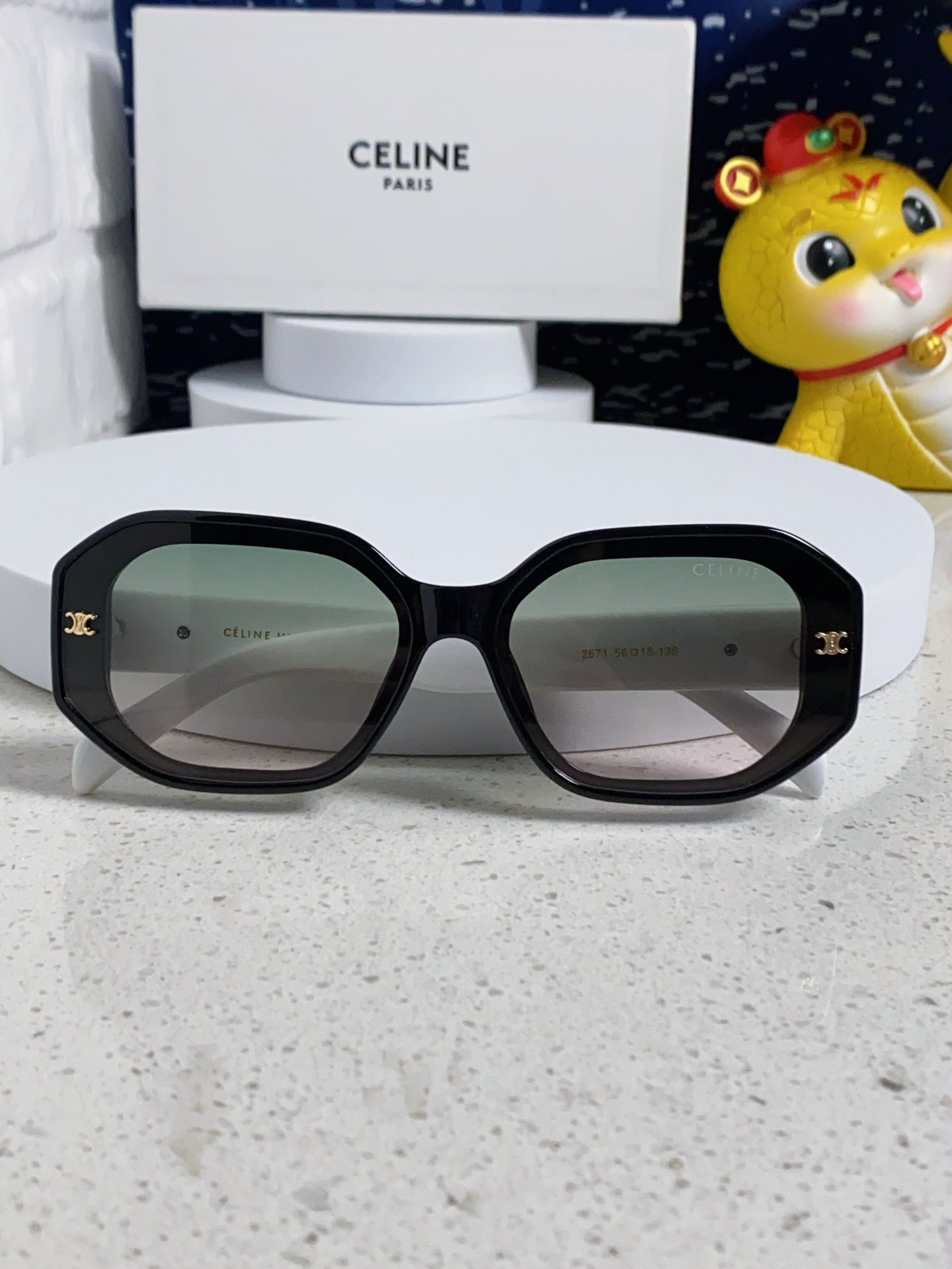 Celine Fashion Silver Lens Sunglasses for Women - 372026 - detail image 8