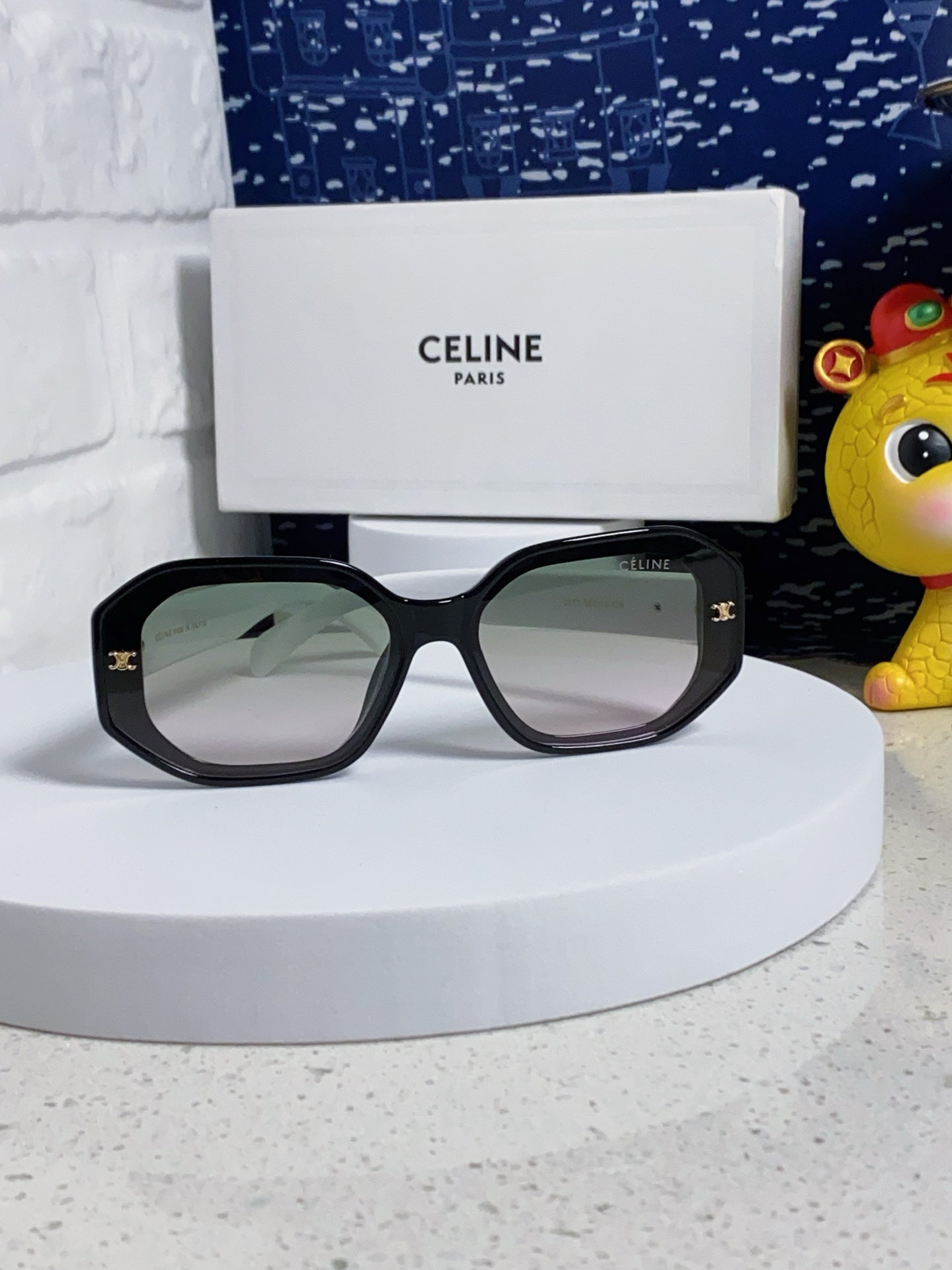 Celine Fashion Silver Lens Sunglasses for Women - 372026 - detail image 2