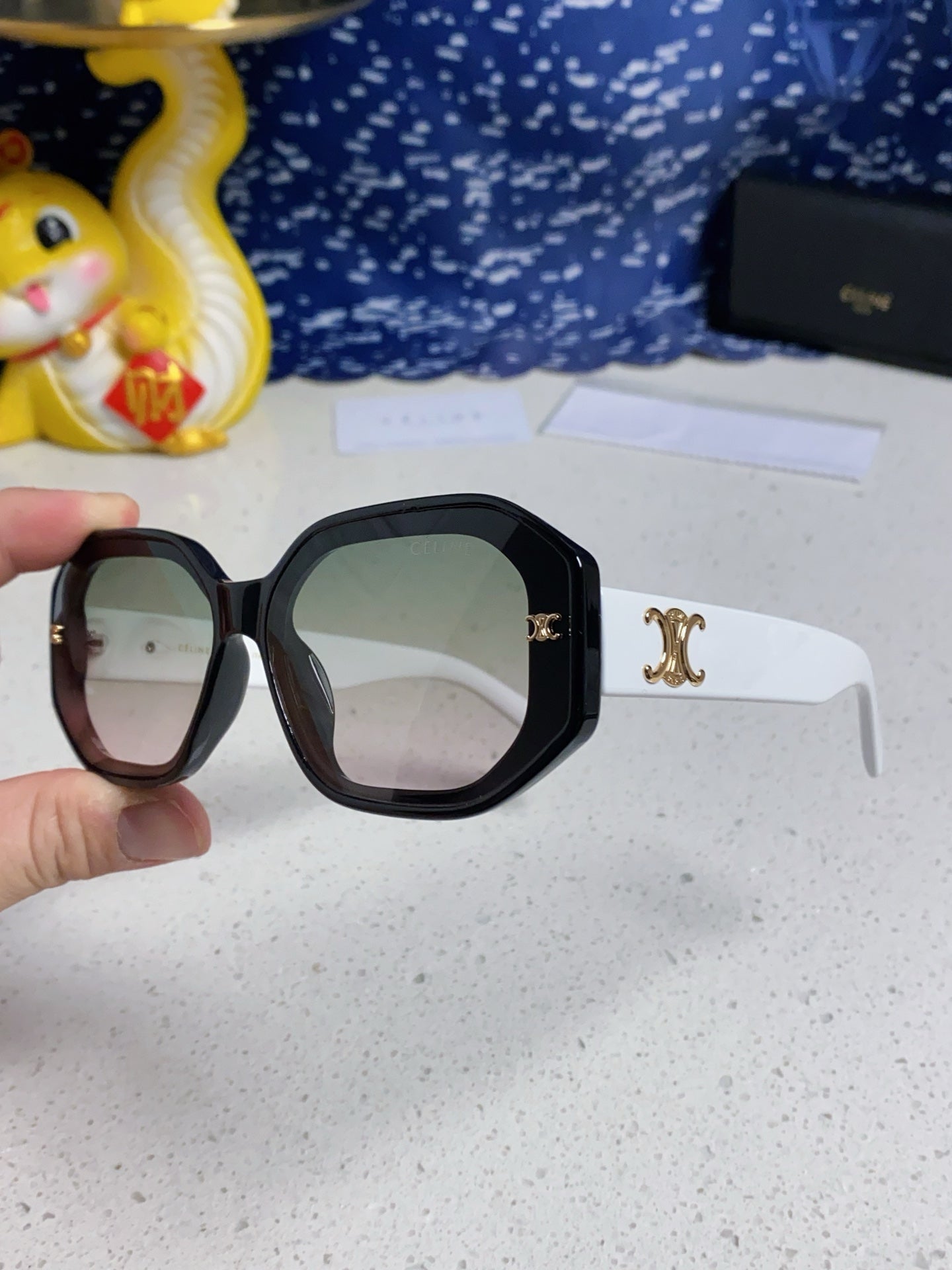 Celine Fashion Silver Lens Sunglasses for Women - 372026 - detail image 6