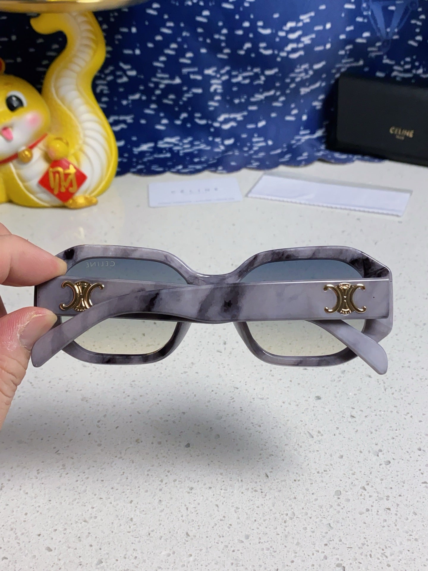 Celine Fashion Gray Lens Sunglasses for Women - 372027 - detail image 5