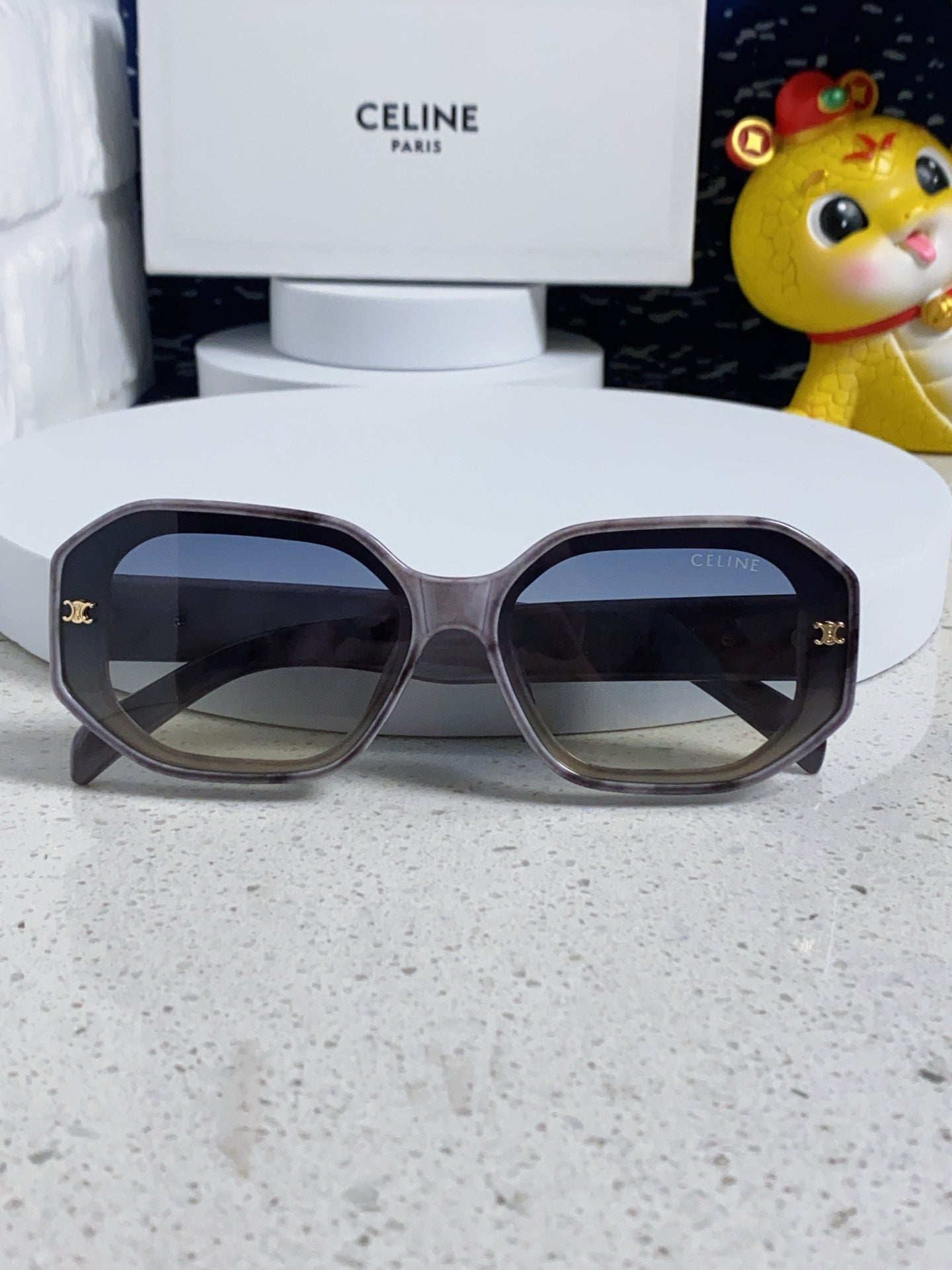 Celine Fashion Gray Lens Sunglasses for Women - 372027 - detail image 8