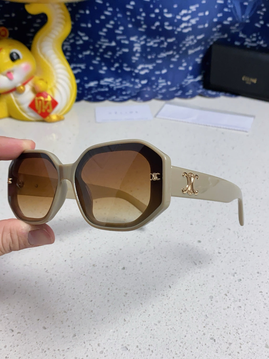 Celine Fashion Brown Lens Sunglasses for Women - 372028 - detail image 6