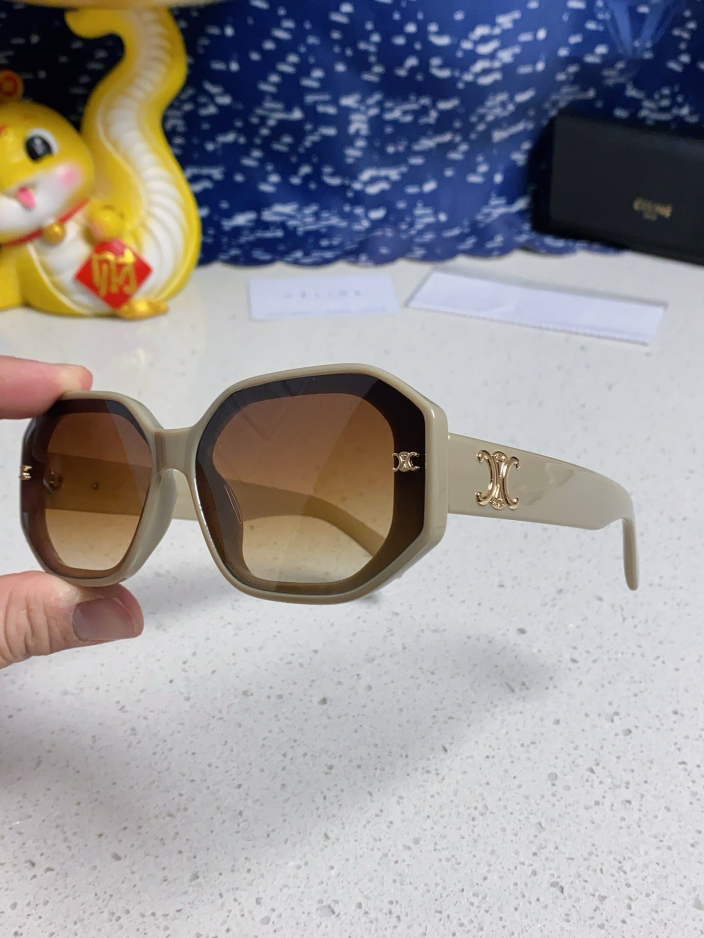 Celine Fashion Brown Lens Sunglasses for Women - 372028 - detail image 6