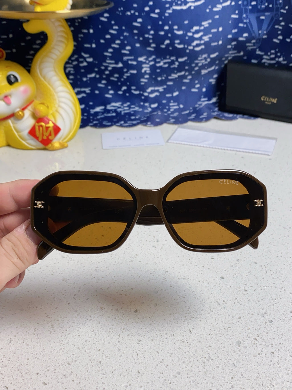 Celine Fashion Brown Lens Sunglasses for Women - 372029 - detail image 4