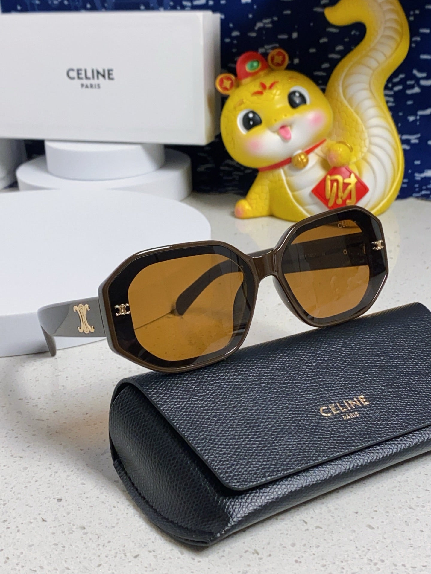 Celine Fashion Brown Lens Sunglasses for Women - 372029 - detail image 9