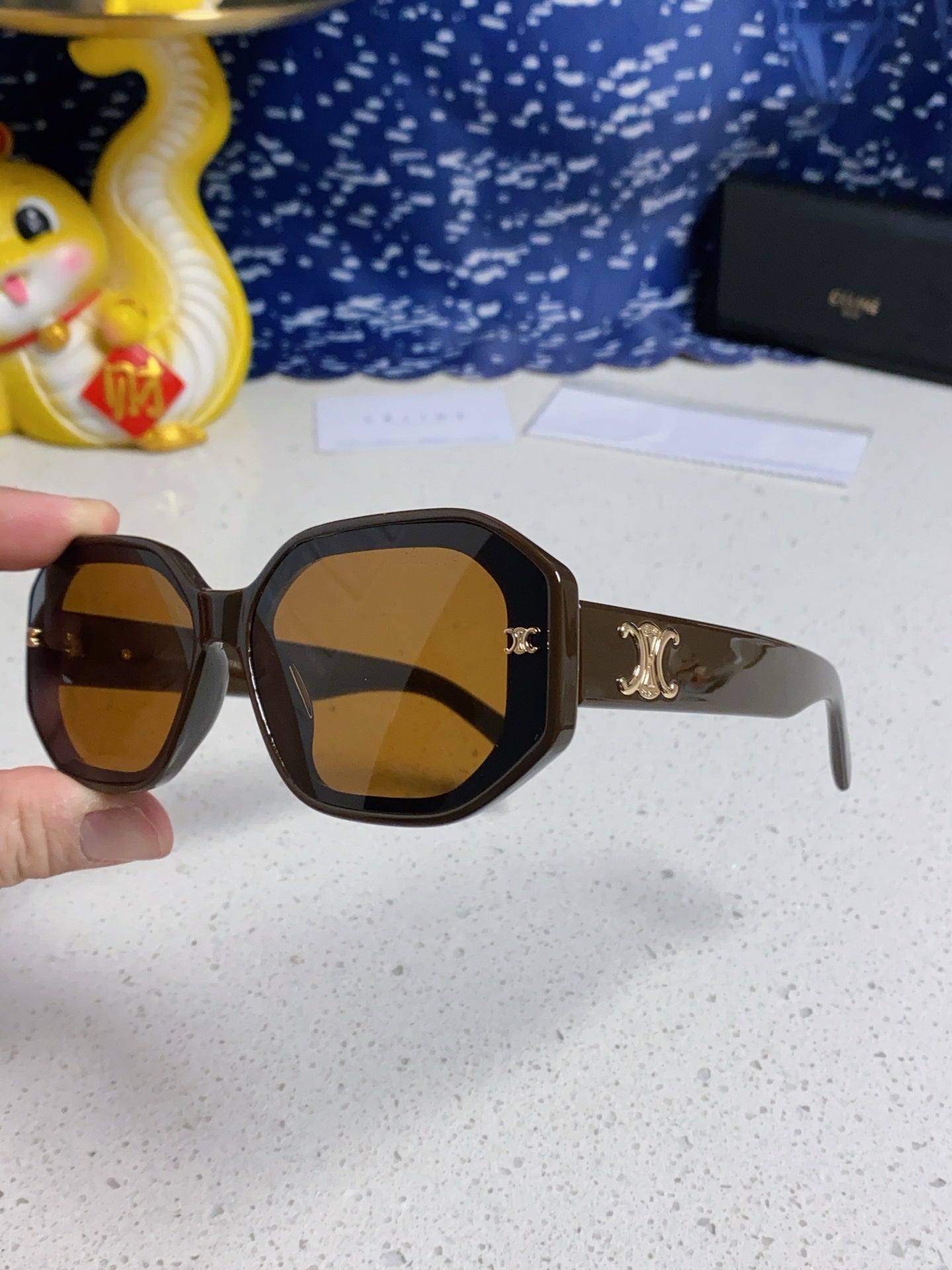 Celine Fashion Brown Lens Sunglasses for Women - 372029 - detail image 6
