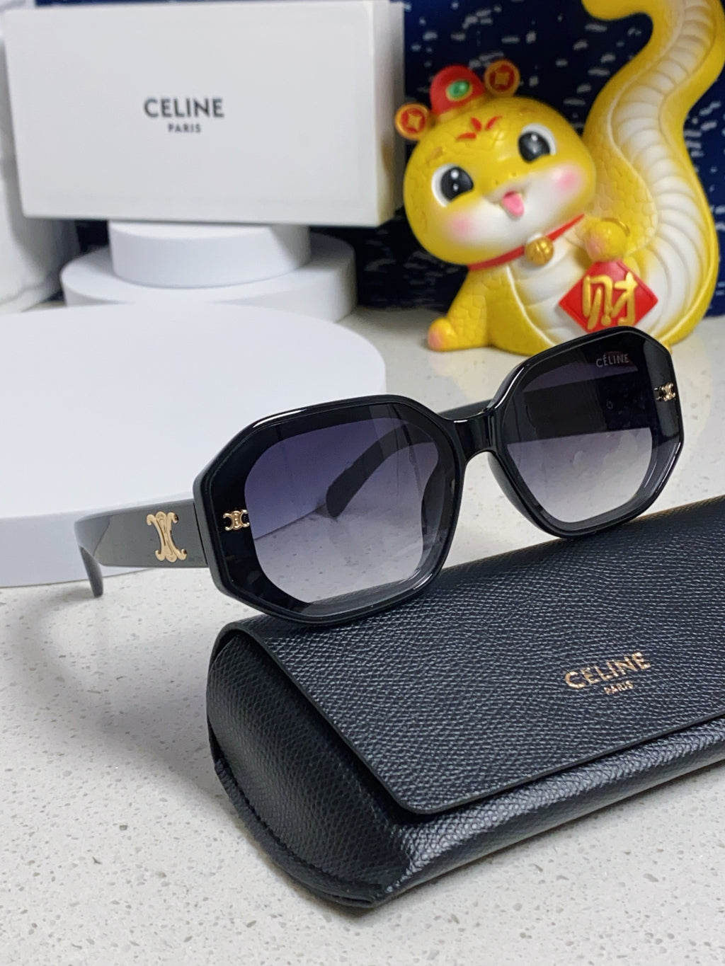 Celine Fashion Blue Lens Sunglasses for Women - detail image 9