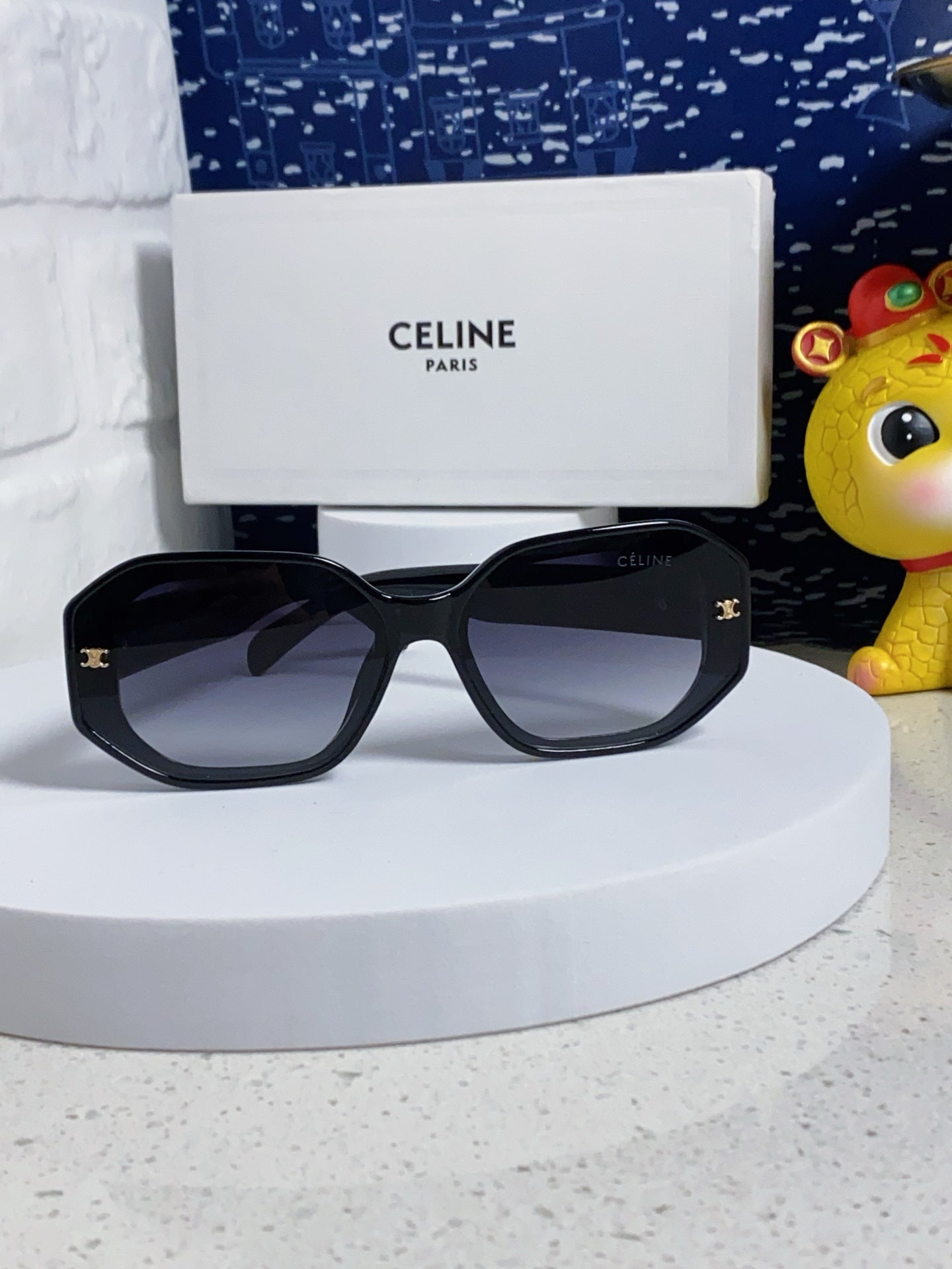 Celine Fashion Blue Lens Sunglasses for Women - detail image 2