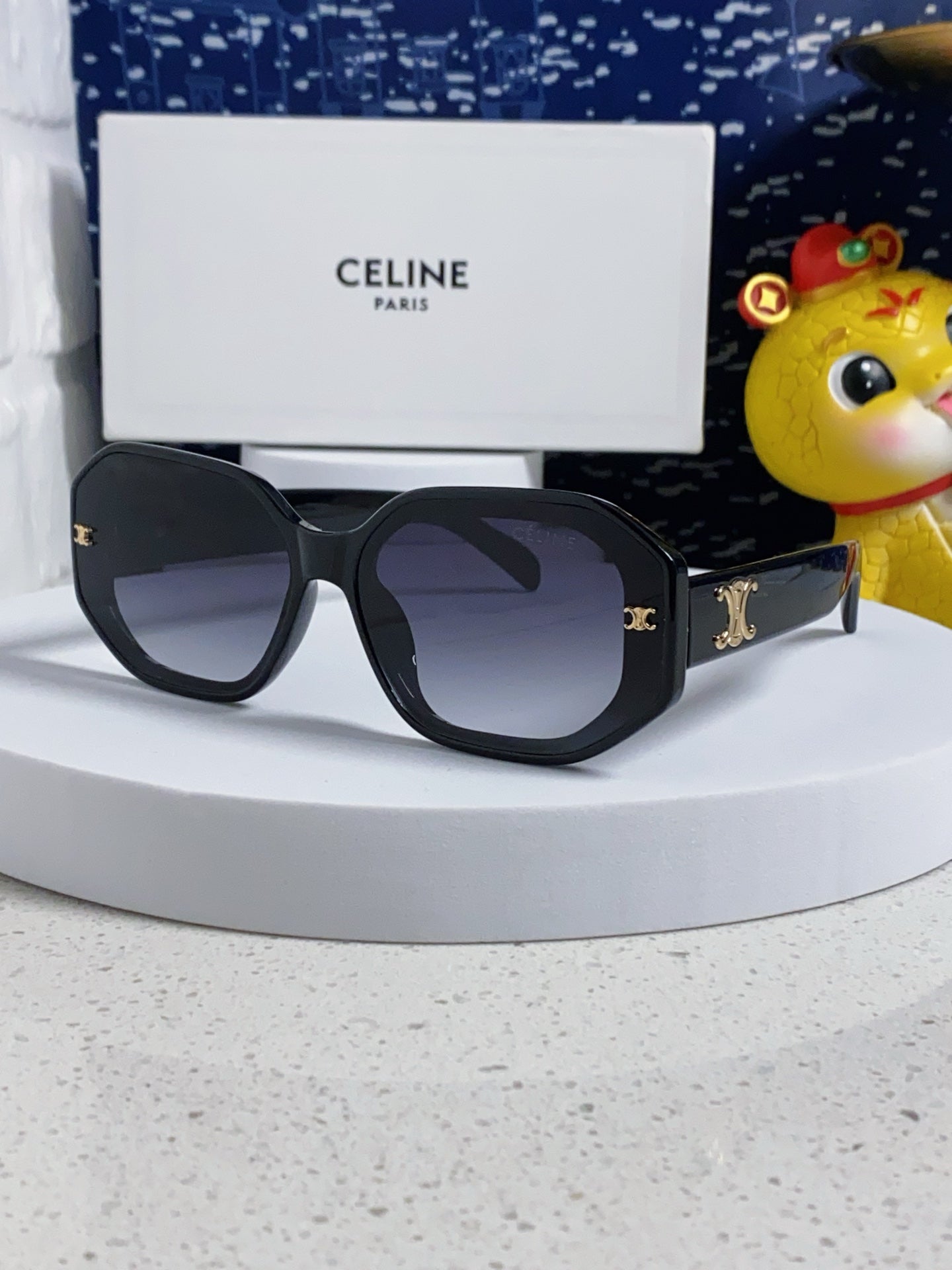 Celine Fashion Blue Lens Sunglasses for Women