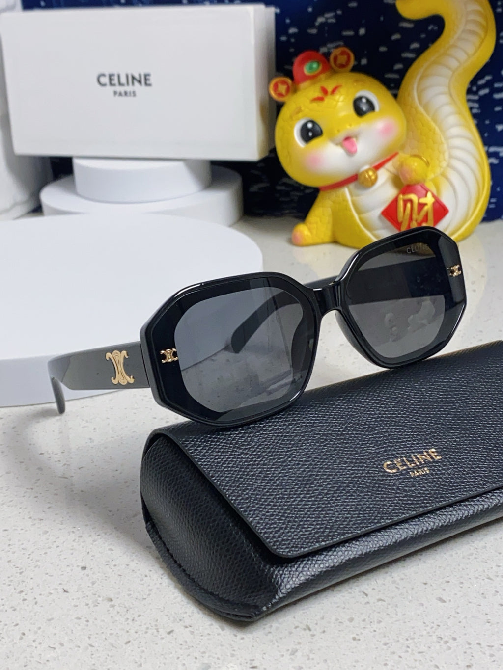 Celine Fashion Gray Lens Sunglasses for Women - 372031 - detail image 9
