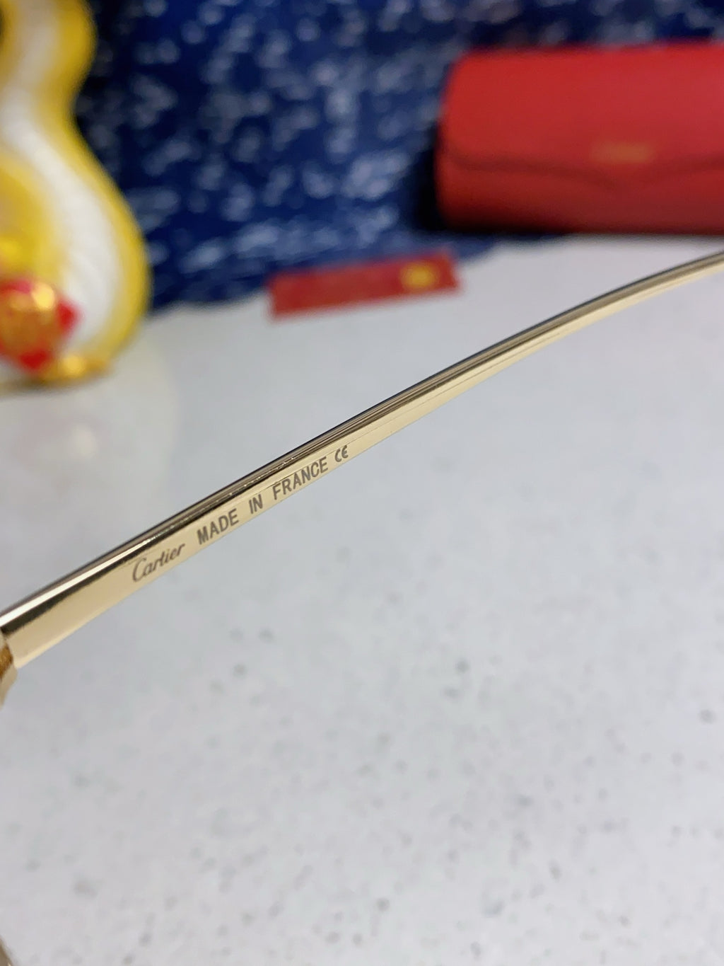 Cartier CT0473S Metal Square Silver Lens Sunglasses for Men & Women - 465918 - detail image 7