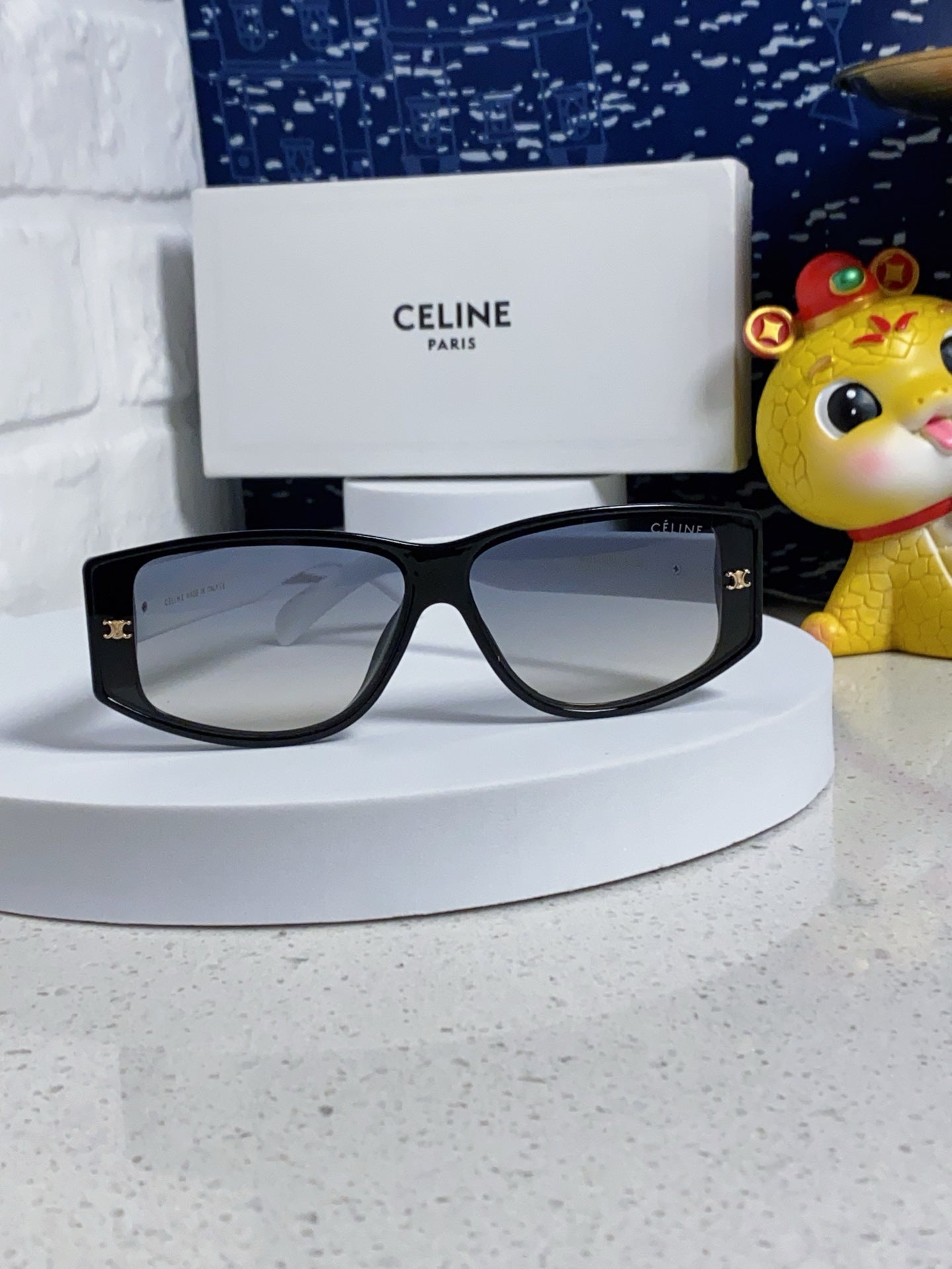 Celine Oversized Silver Lens Sunglasses for Women - detail image 2