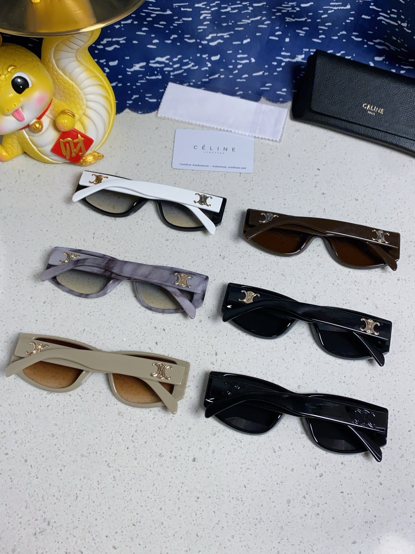 Celine Oversized Silver Lens Sunglasses for Women - detail image 10