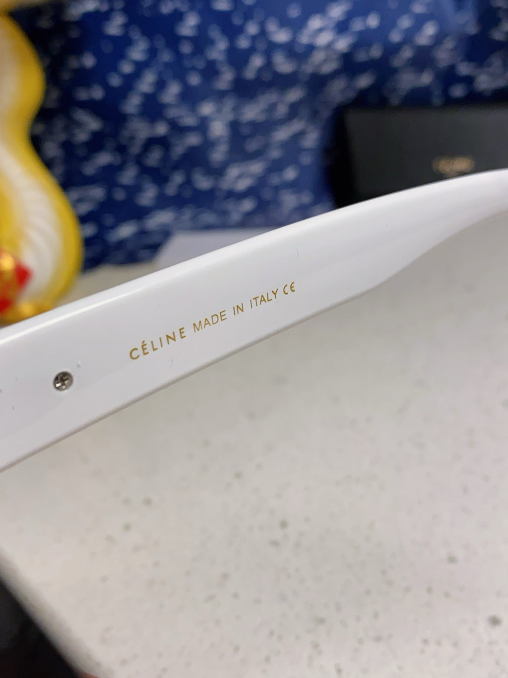 Celine Oversized Silver Lens Sunglasses for Women - detail image 7