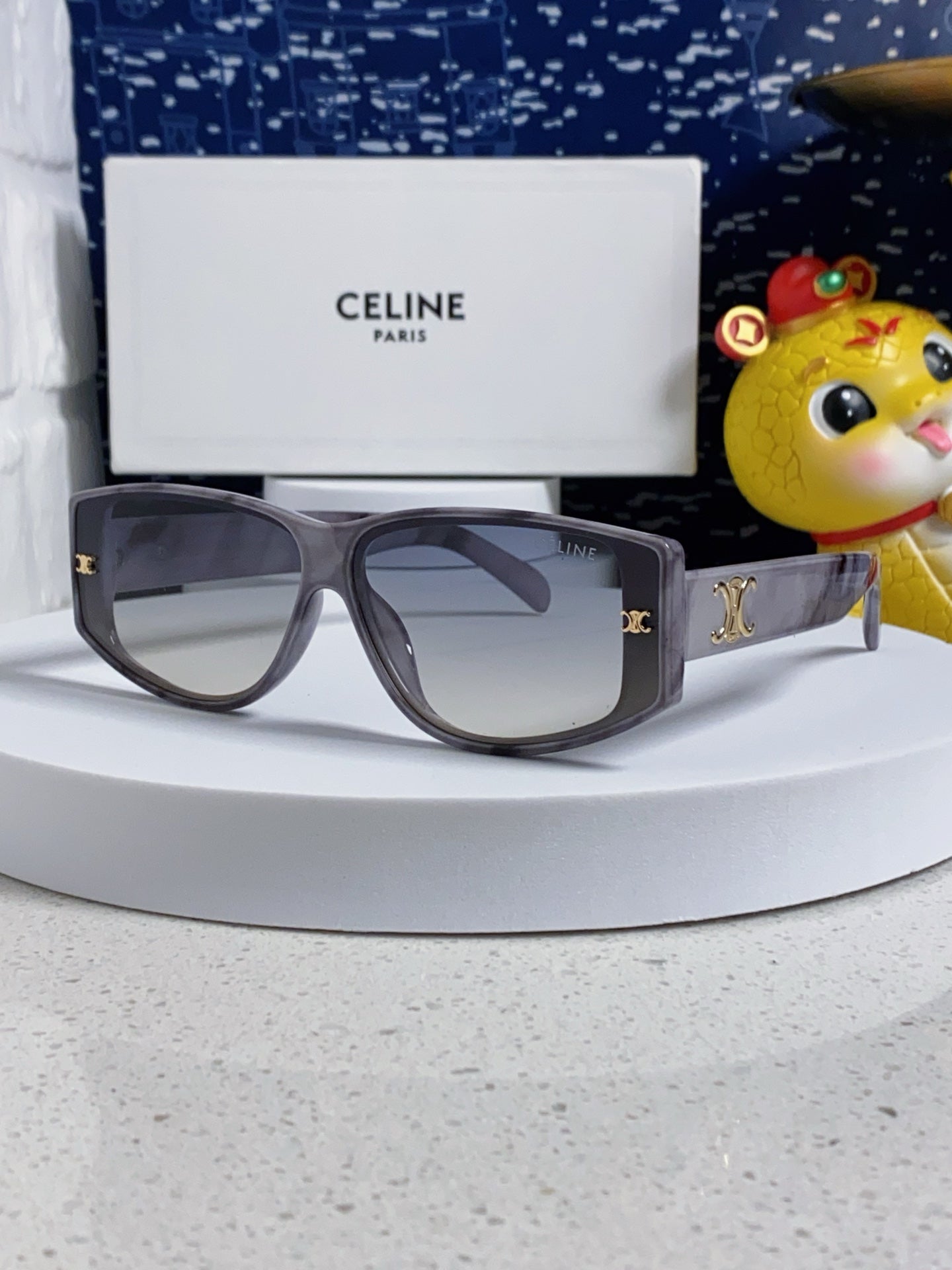 Celine Oversized Gray Lens Sunglasses for Women