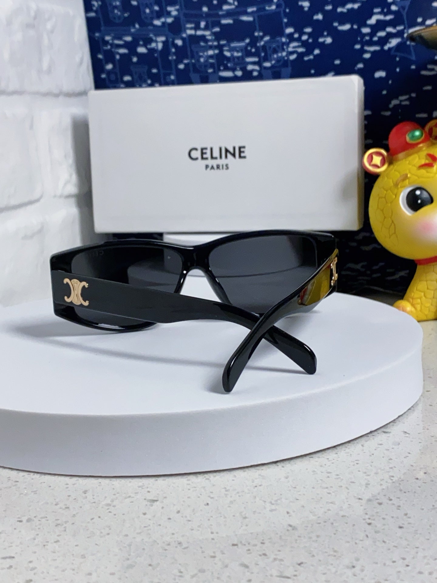 Celine Oversized Brown Lens Sunglasses for Women - detail image 3
