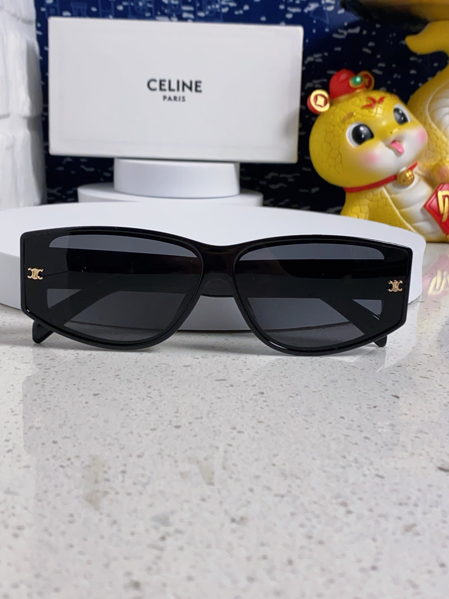 Celine Oversized Brown Lens Sunglasses for Women - detail image 8