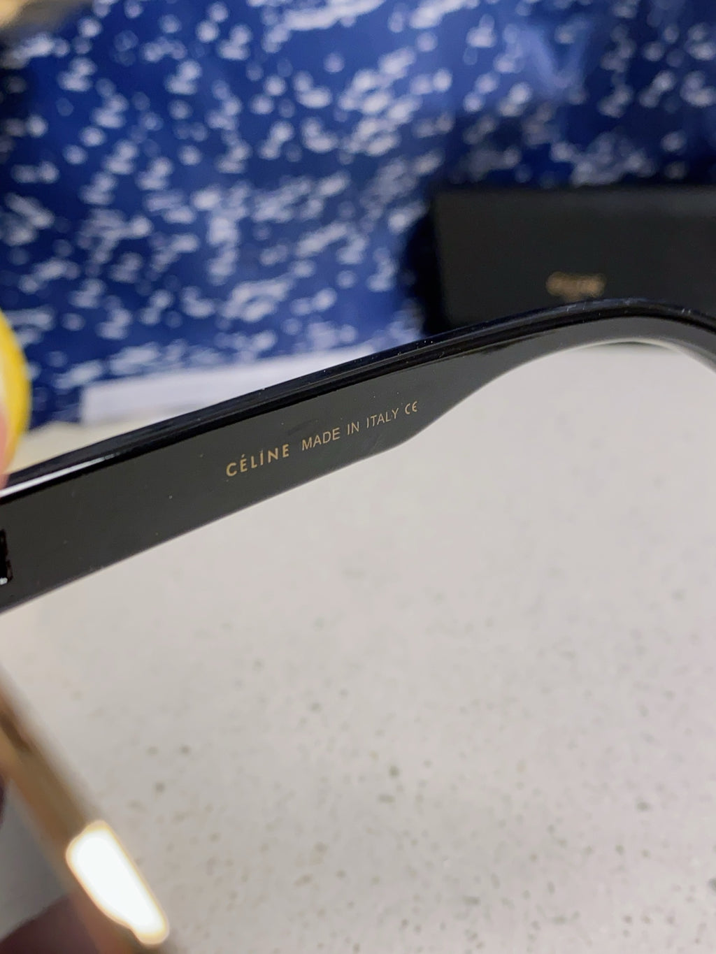 Celine Round Blue Lens Sunglasses for Men & Women - 398834 - detail image 8