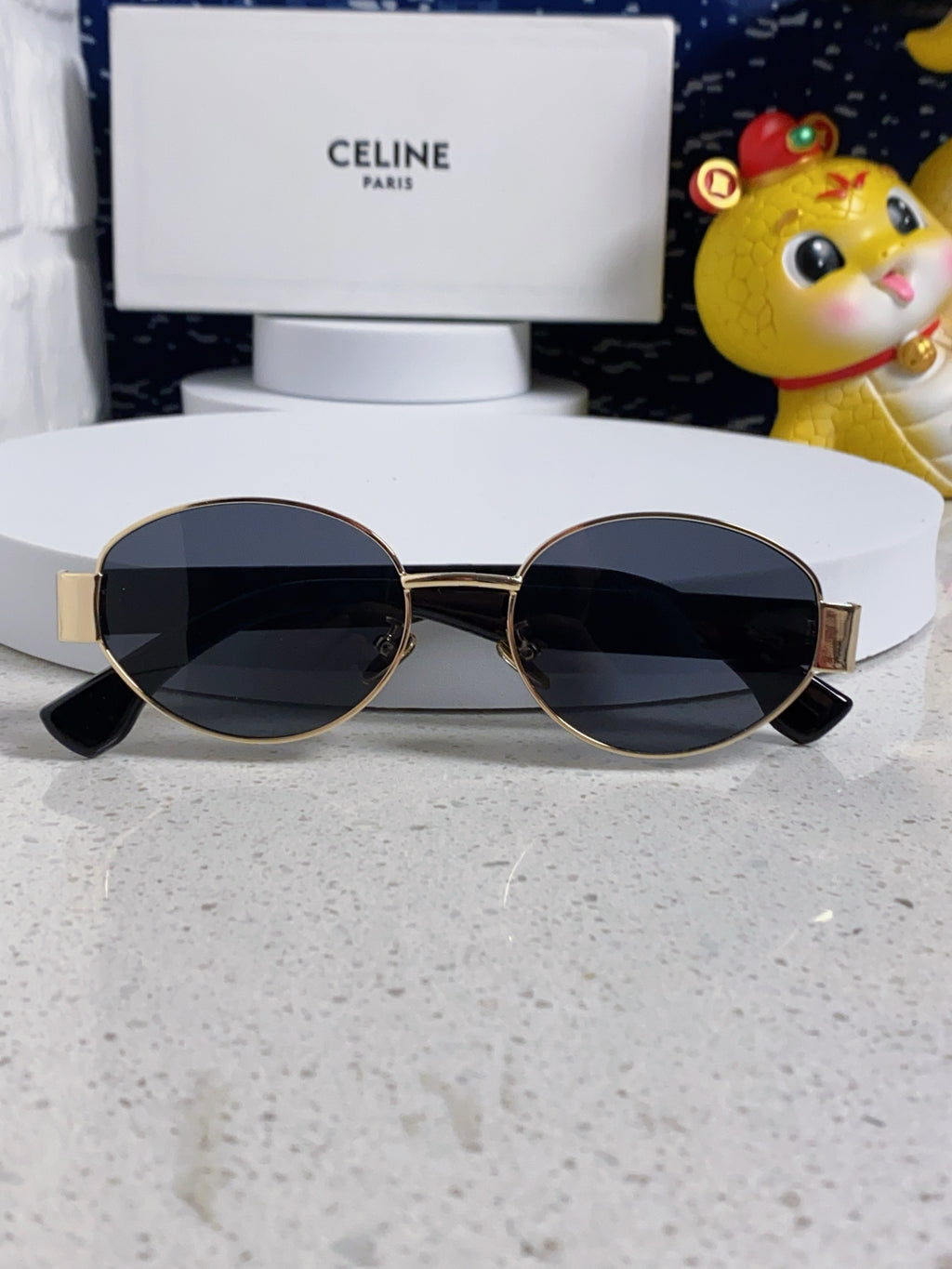 Celine Round Blue Lens Sunglasses for Men & Women - 398834 - detail image 9