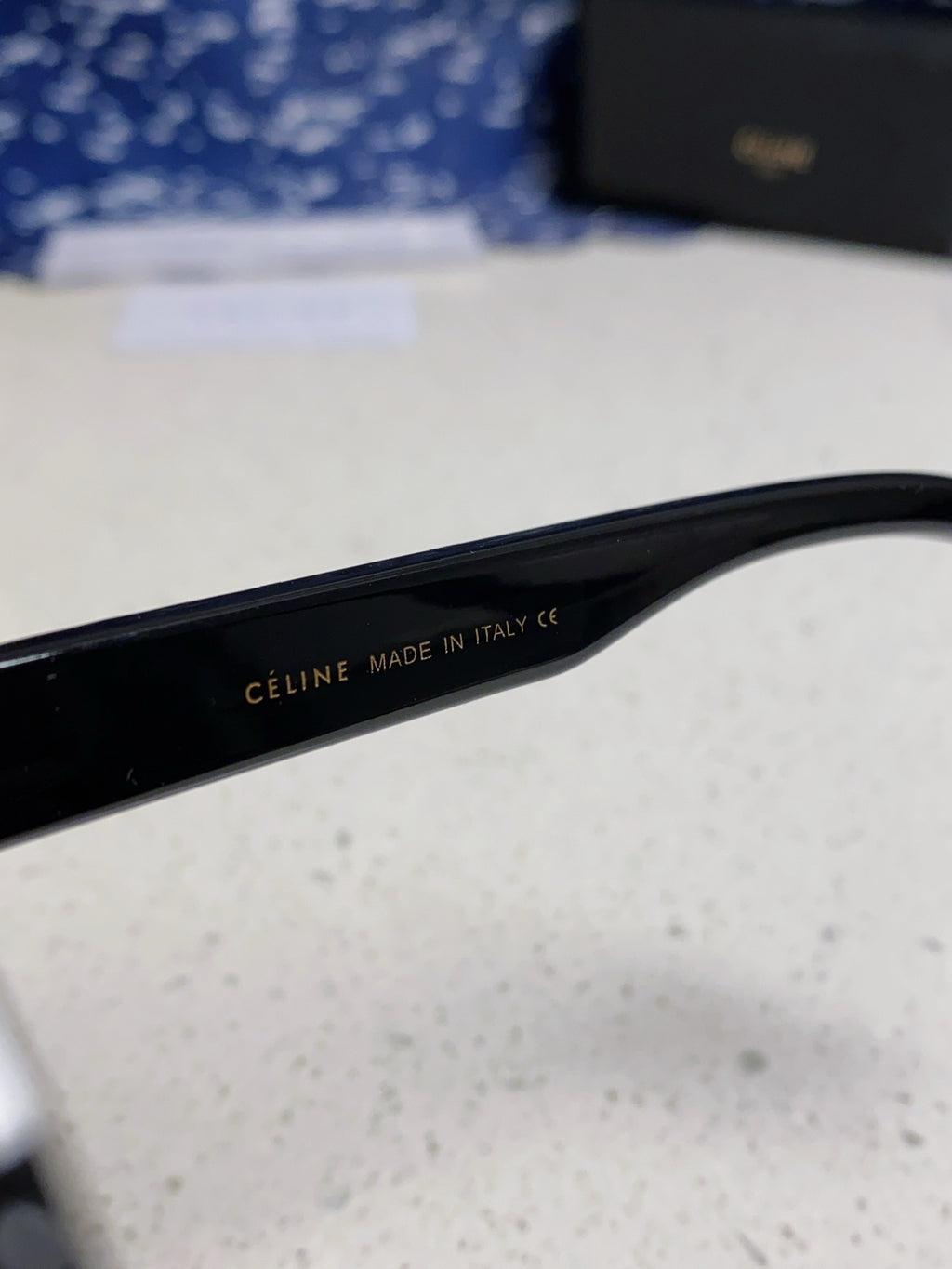 Celine Round Blue Lens Sunglasses for Men & Women - 398835 - detail image 8