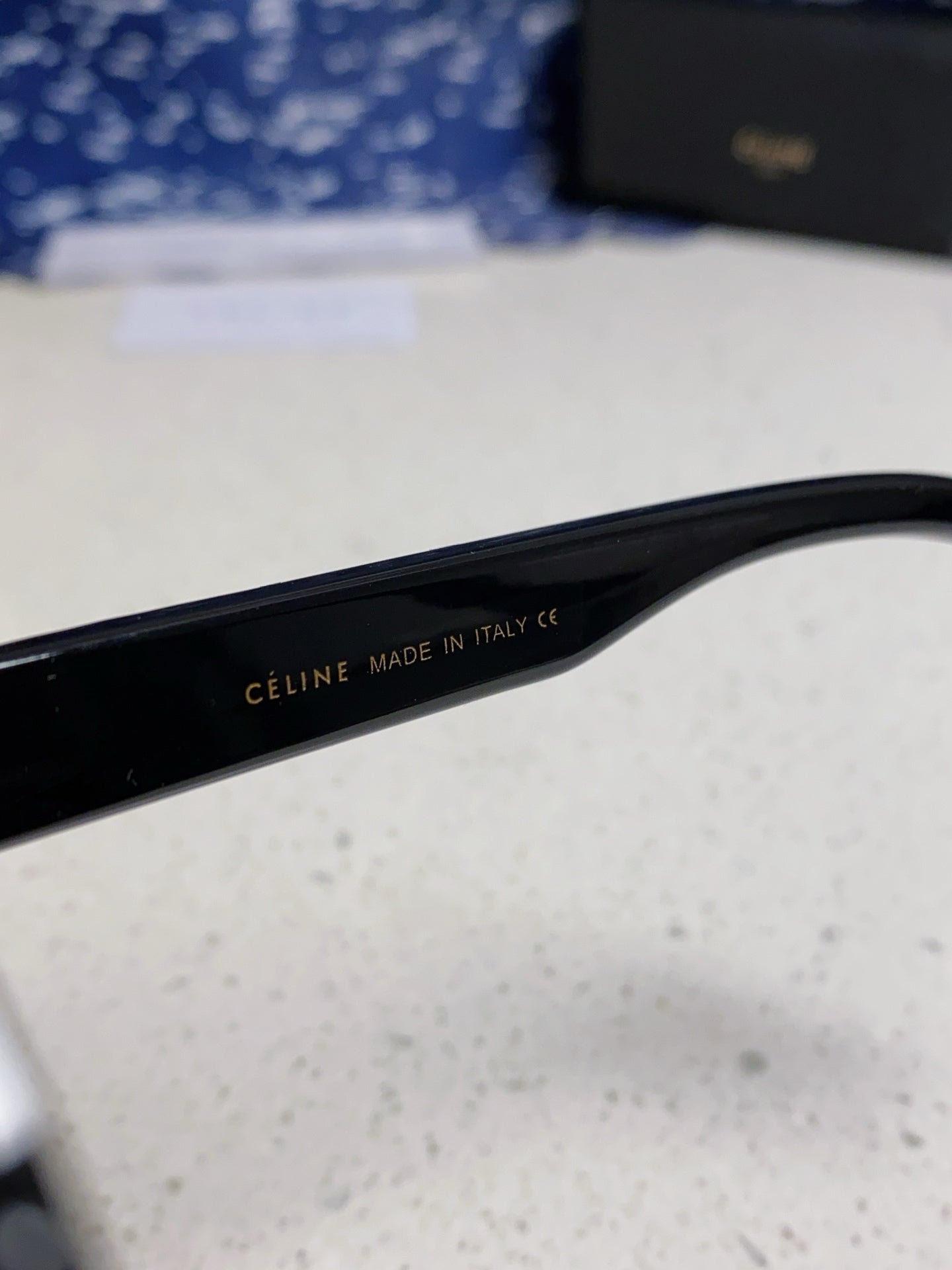 Celine Round Blue Lens Sunglasses for Men & Women - 398835 - detail image 8