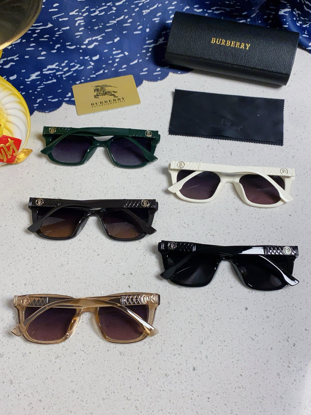 Burberry Polarized Fashion Silver Lens Sunglasses for Men & Women - 399108 - detail image 10