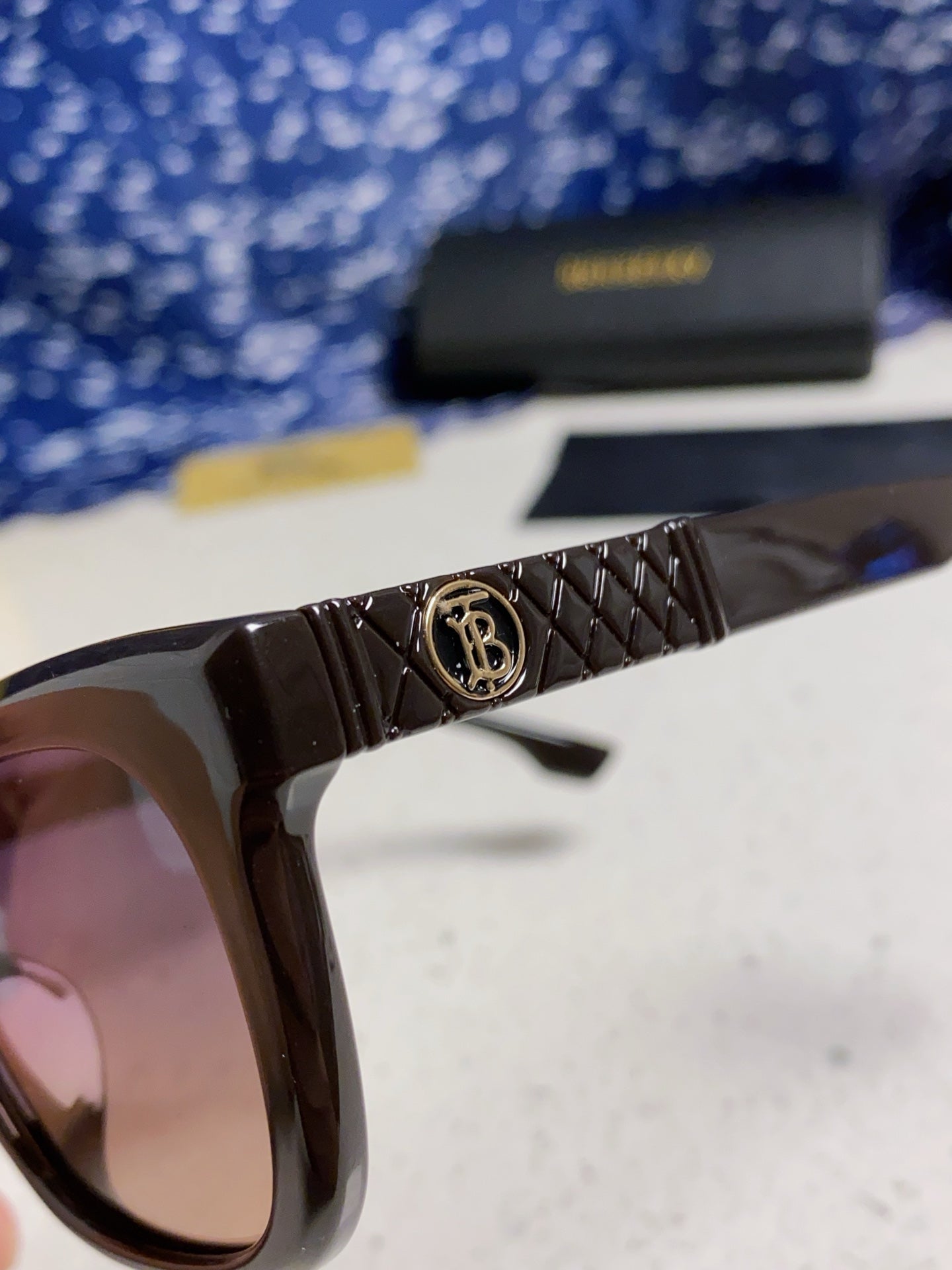 Burberry Polarized Fashion Silver Lens Sunglasses for Men & Women - 399109 - detail image 7