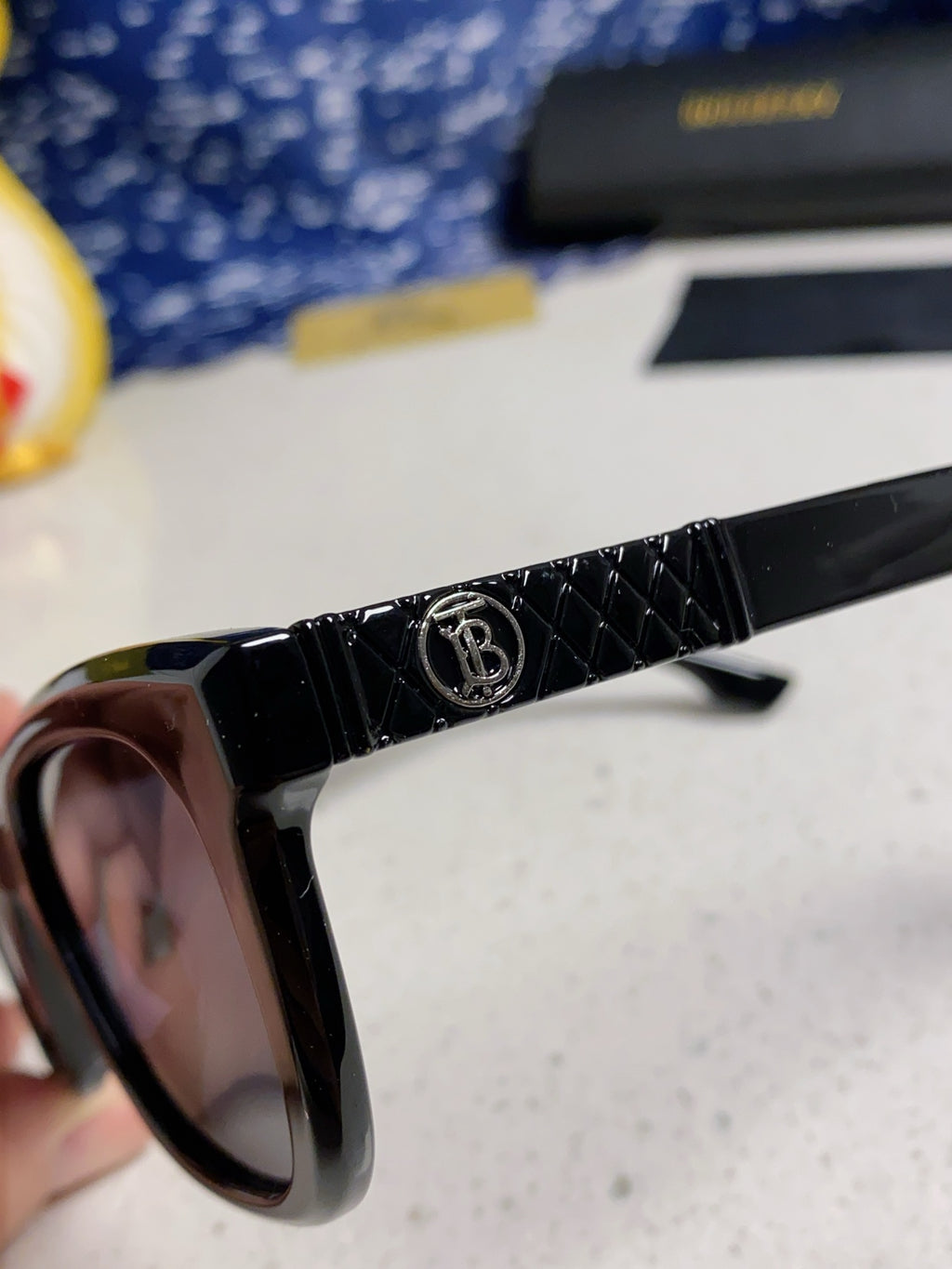 Burberry Polarized Fashion Silver Lens Sunglasses for Men & Women - detail image 7