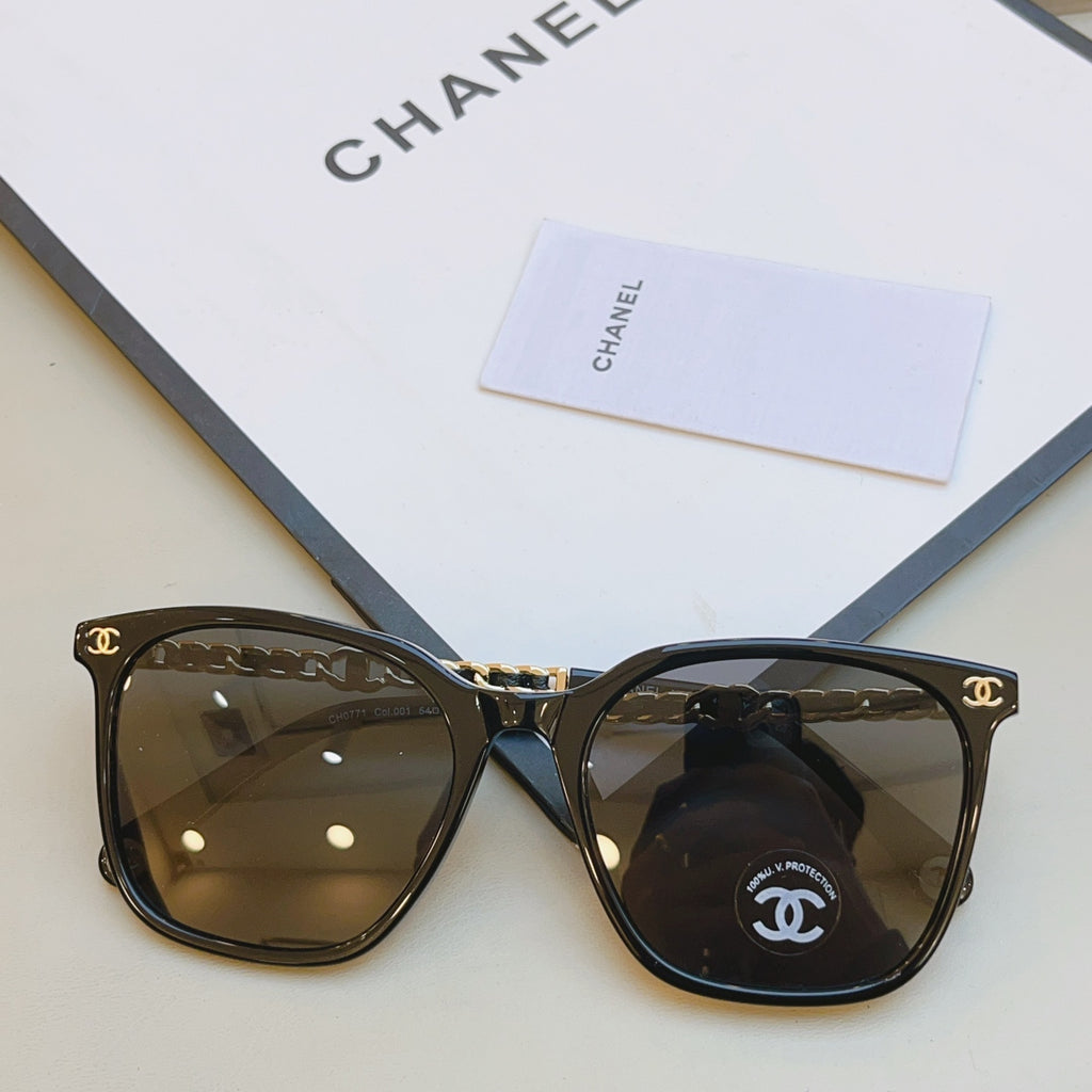 Chanel CH0771 Fashion Black Lens Sunglasses for Men & Women - 493496