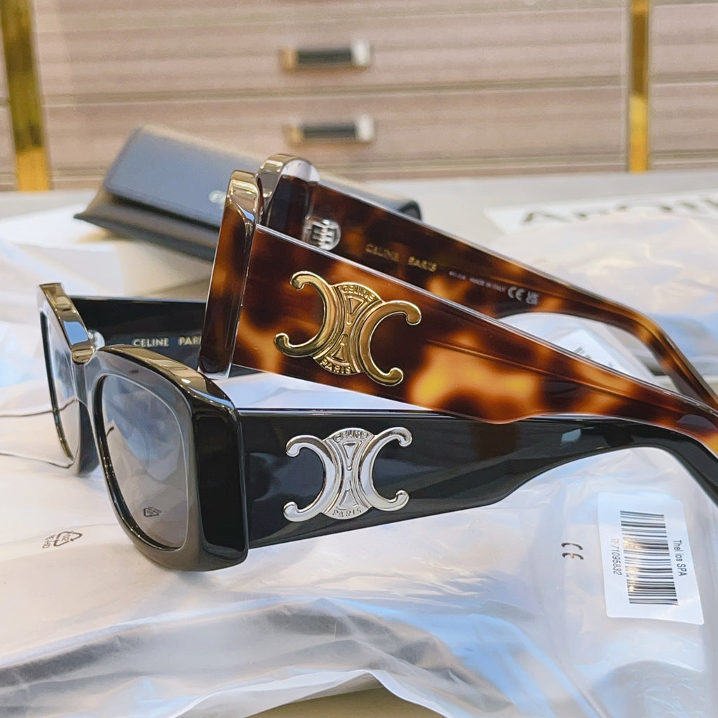 Celine CL40282U Fashion Red Lens Sunglasses for Men & Women - detail image 2