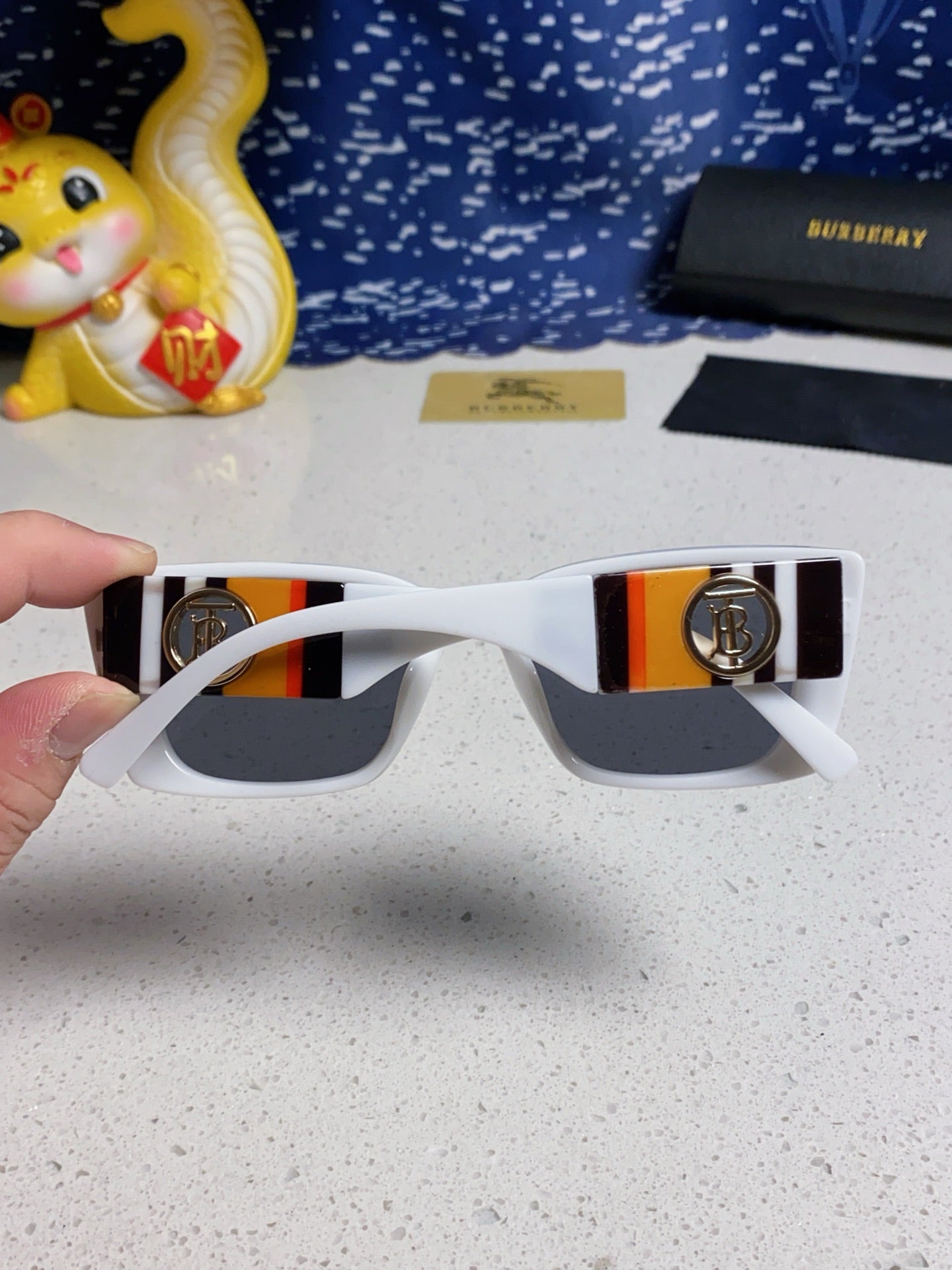 Burberry Fashion Silver Lens Sunglasses for Men & Women - 449585 - detail image 5