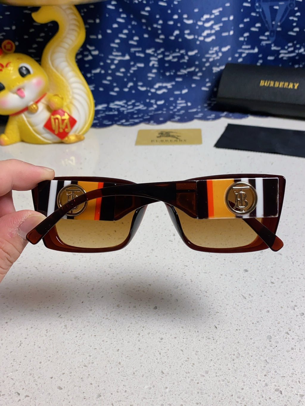 Burberry Fashion Brown Lens Sunglasses for Men & Women - 449587 - detail image 5