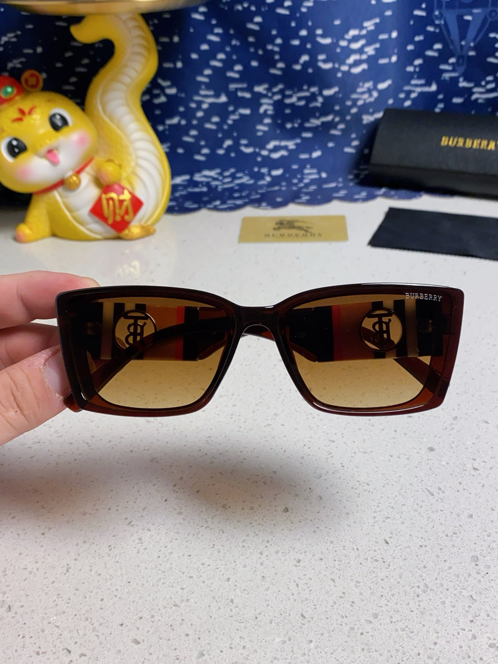 Burberry Fashion Brown Lens Sunglasses for Men & Women - 449587 - detail image 4